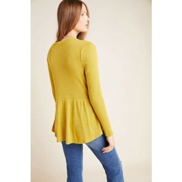 NWT Anthropologie T.la Jill Babydoll V-Neck Top M - Picture 3 of 3